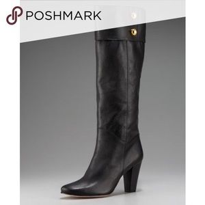 Kate Spade ♠️ Knee High Black Leather boots